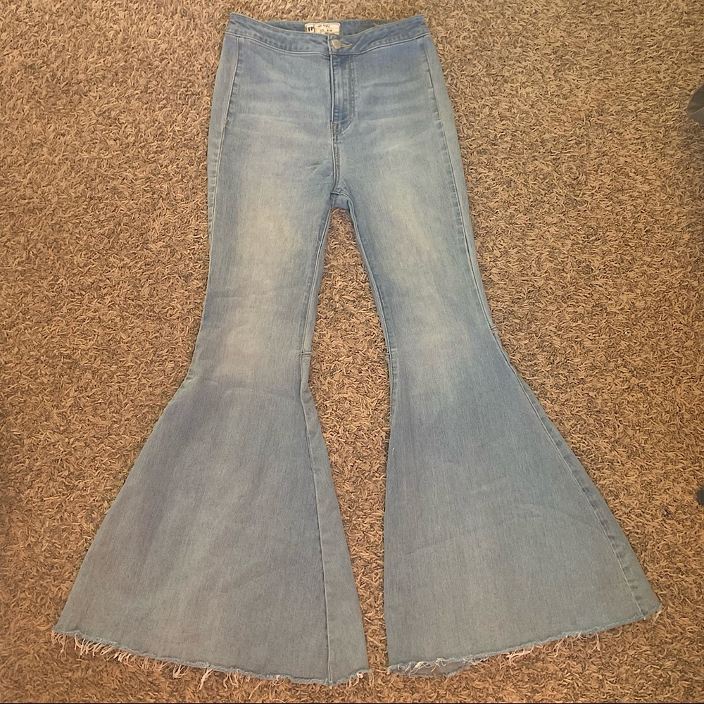 Free People Just Float On Flare Jeans